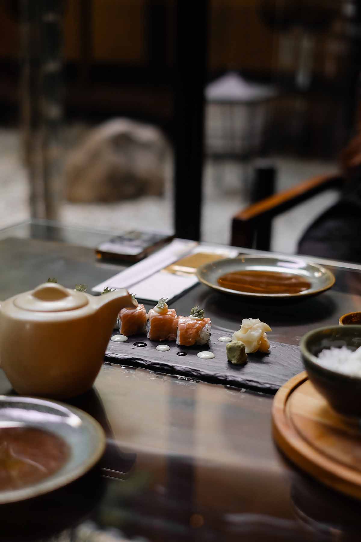 Interior of Naruto restaurant